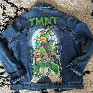 Levi's Blue TMNT Jean Jacket Custom Made